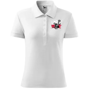 Koszulka Patriotyczna Damska Polo – Honor i Pamięć – Powstanie 1944