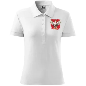 Koszulka Patriotyczna Damska Polo – W sercu mam Orła Białego – duma i historia w jednym.