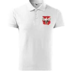 Koszulka  Polo patriotyczna Męska – W sercu mam Orła Białego – duma i historia w jednym.
