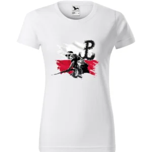 Koszulka Patriotyczna Damska – Honor i Pamięć – Powstanie 1944