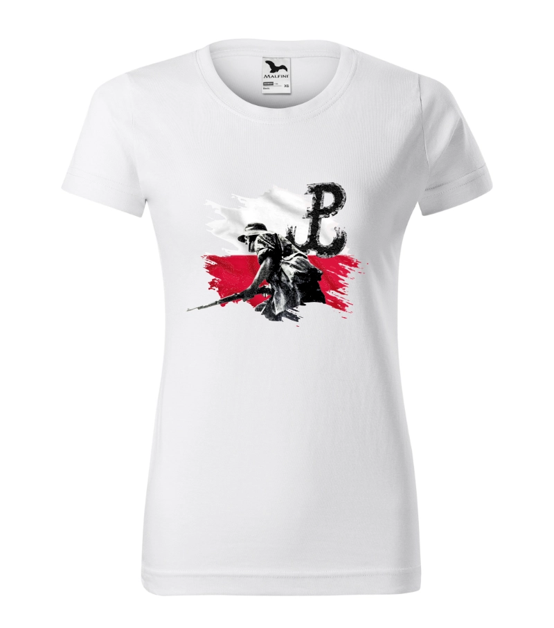 Koszulka Patriotyczna Damska – Honor i Pamięć – Powstanie 1944