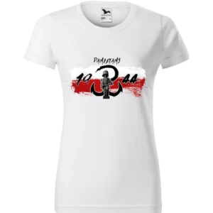 Koszulka Patriotyczna Damska – Pamiętamy! Powstanie Warszawskie 1944