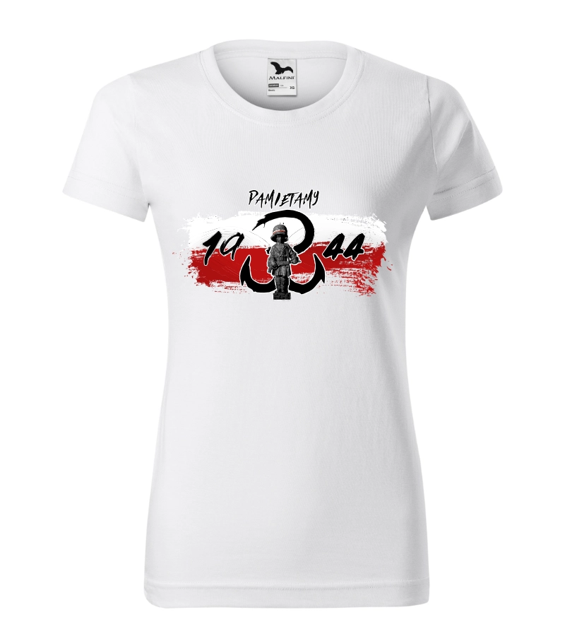 Koszulka Patriotyczna Damska – Pamiętamy! Powstanie Warszawskie 1944