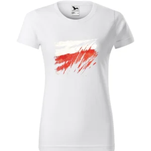 Koszulka Patriotyczna Damska – Subtelna Moc Barw Narodowych