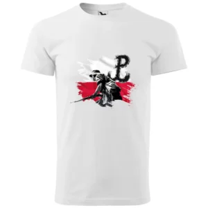 Koszulka Patriotyczna Męska – Honor i Pamięć – Powstanie 1944