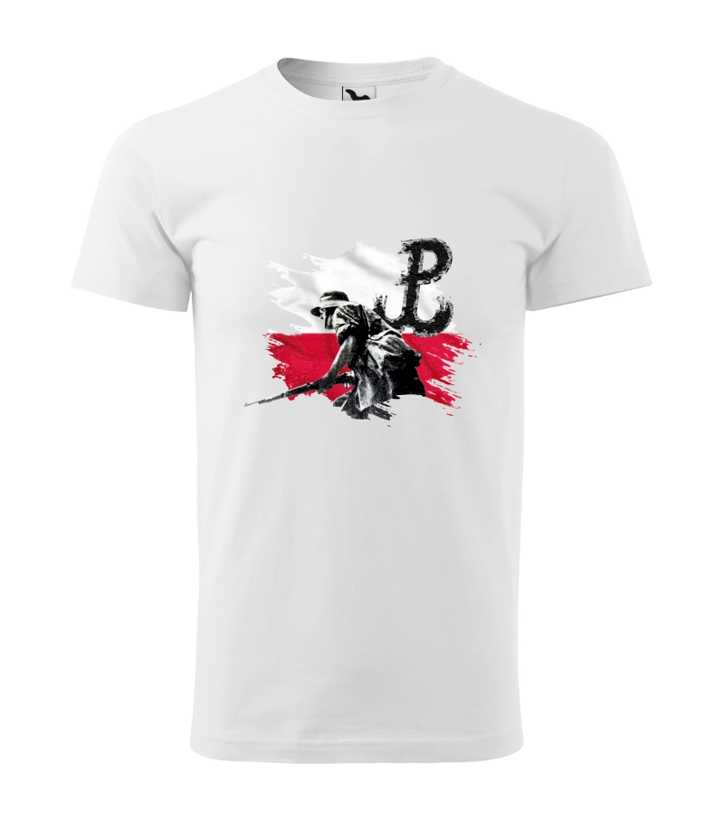 Koszulka Patriotyczna Męska – Honor i Pamięć – Powstanie 1944