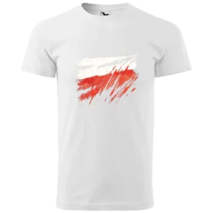 Koszulka Patriotyczna Męska – Subtelna Moc Barw Narodowych